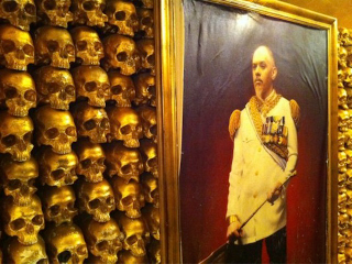 Illustration for article titled These Buildings Are Made with Skulls and Bones